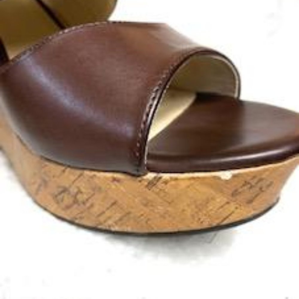 Liz Claiborne Cork Wedge Women Sandals - Picture 7 of 11